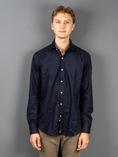Structured Luxury Shirt - Blå