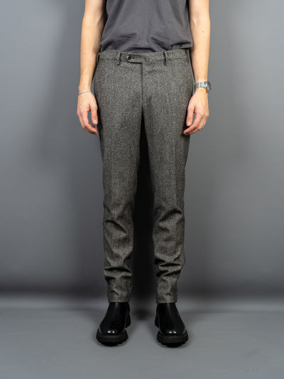 Wool Stretch Superslim Pants - Mørkegrå