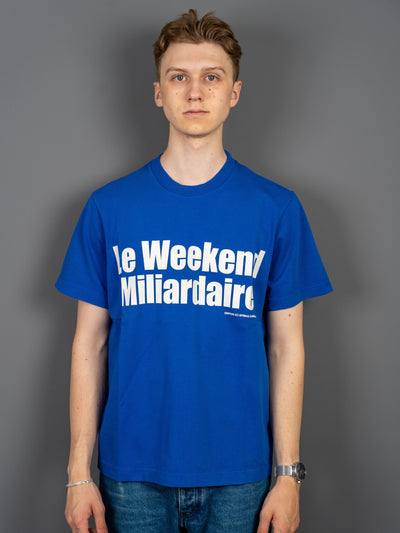 Weekend Milliardaire T-shirt - Blå