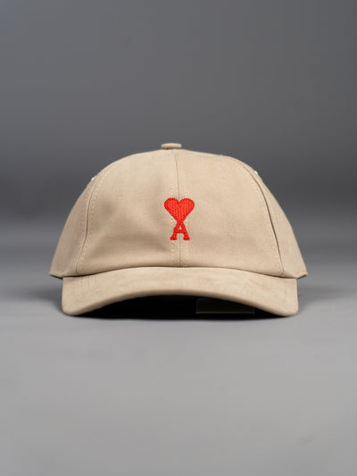 Red ADC Embroidery Cap - Beige