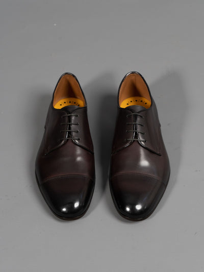 Derby Cap Toe - Brun