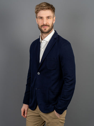Travel Wool Blazer - Blå