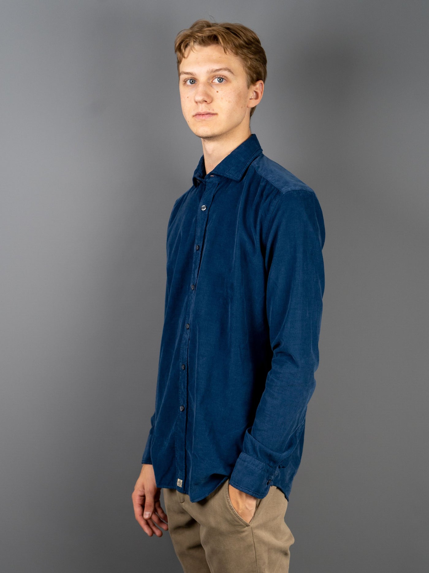 Corduroy Shirt - Blå