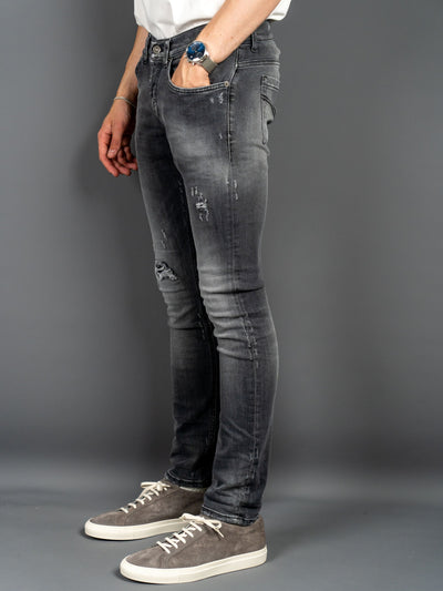 George Slim Fit Jeans CP6 - Grå