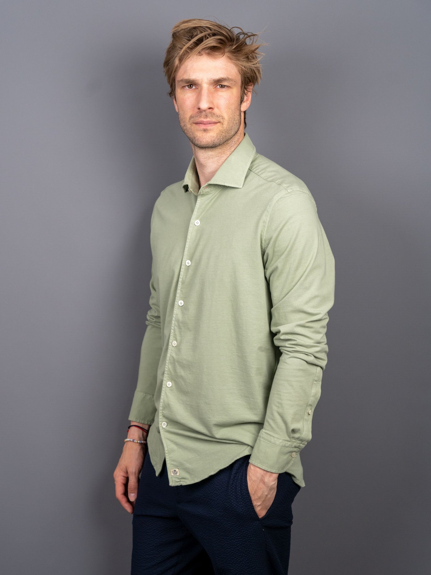Jersey Luxury Shirt - Lysegrøn