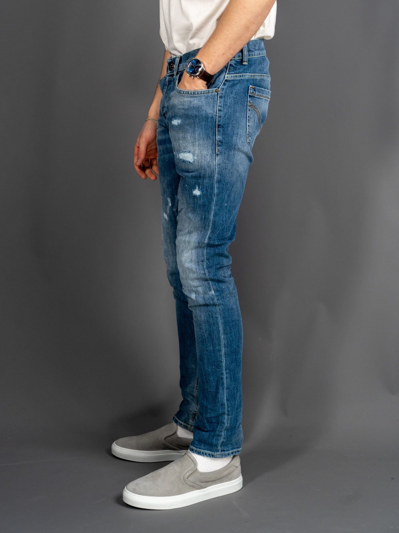 George Slim Fit Jeans FG3 - Blå