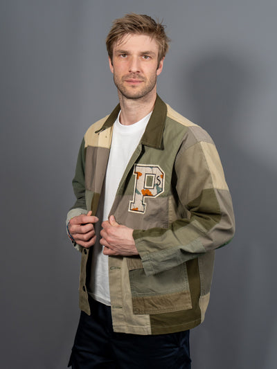 Ranger P´S Vintage Military Patch Jacket - Grøn