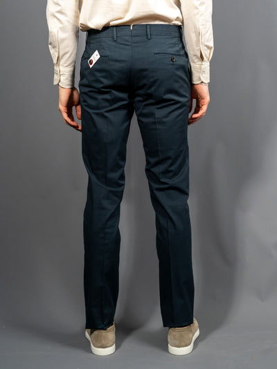 Cotton Pants Superslim Fit -  Blå