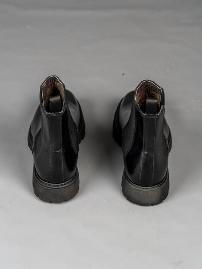 Beatles Leather Boot - Sort