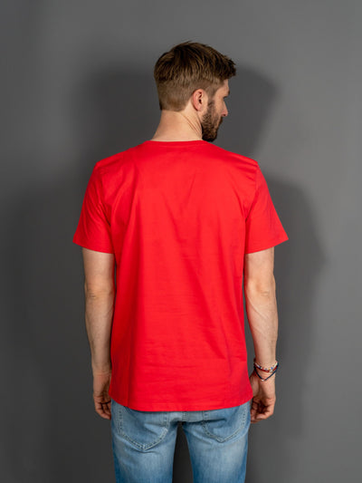 T-shirt Dondup Print - Rød