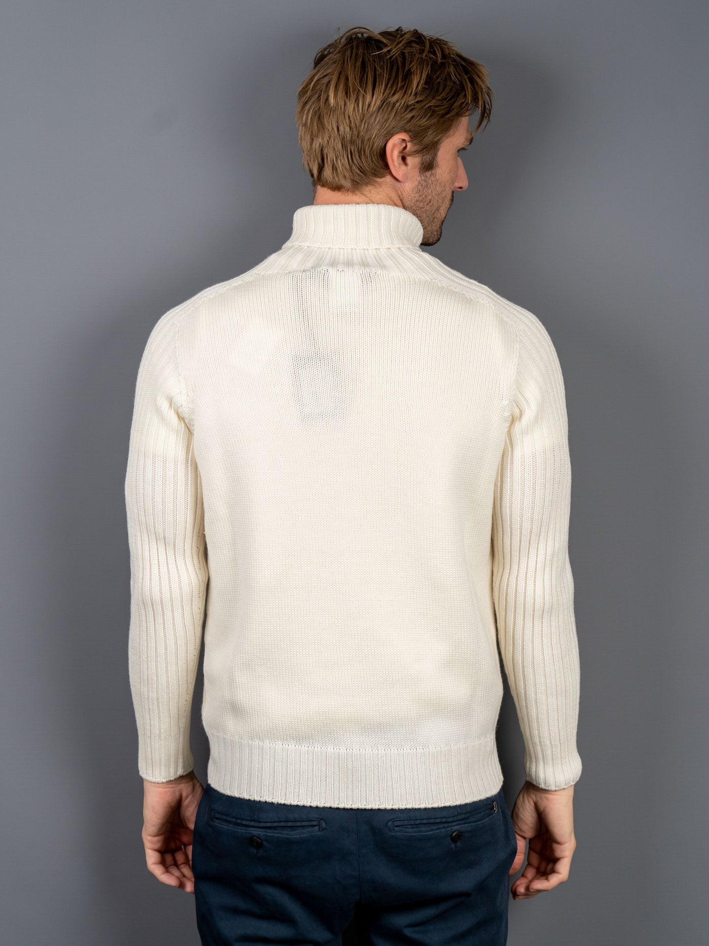 Ciclista Mockneck Wool - Hvid