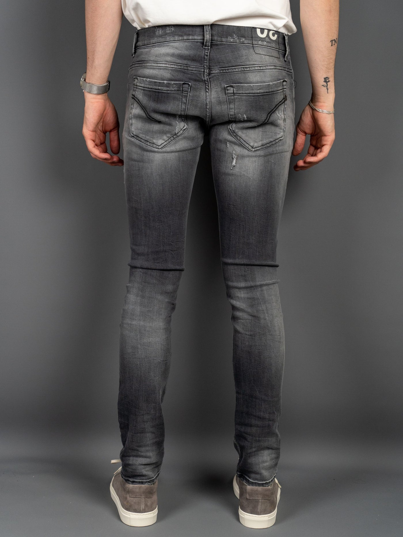 George Slim Fit Jeans CP6 - Grå