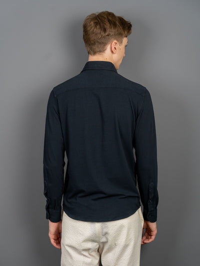 Jersey Luxury Shirt - Mørkeblå