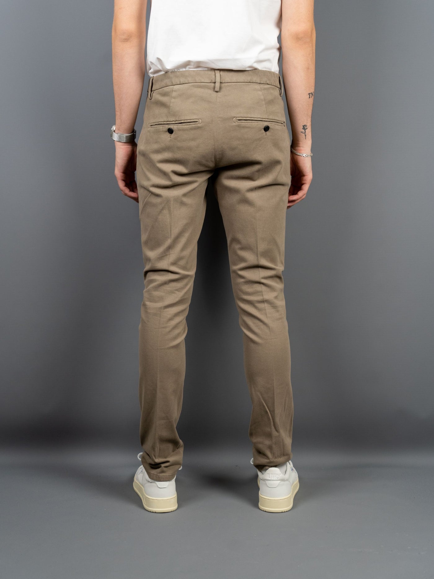 Gaubert Corduroy Slim Chinos - Grå