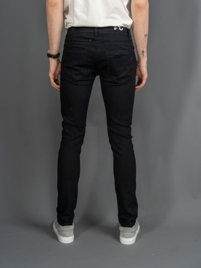 George Slim Fit Jeans A27 - Sort