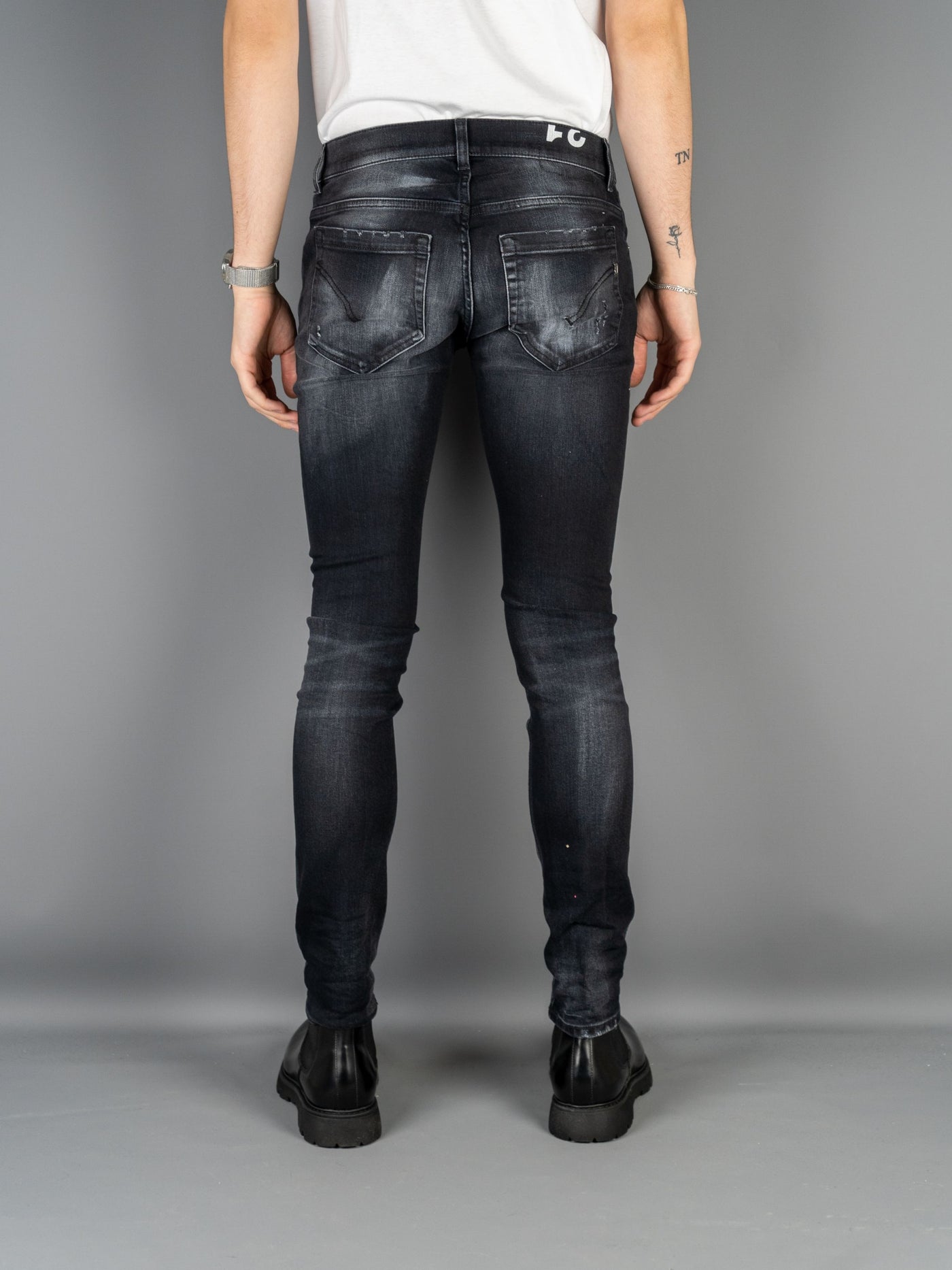 George Slim Fit Jeans DL4 - Sort