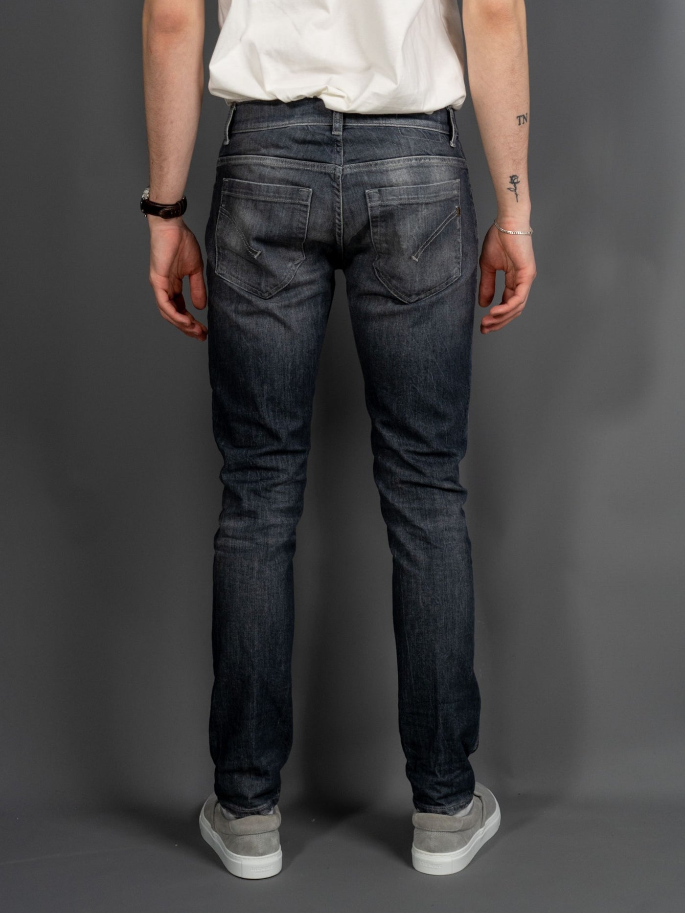George Slim Fit Jeans FI9 - Grå