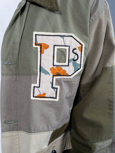 Ranger P´S Vintage Military Patch Jacket - Grøn