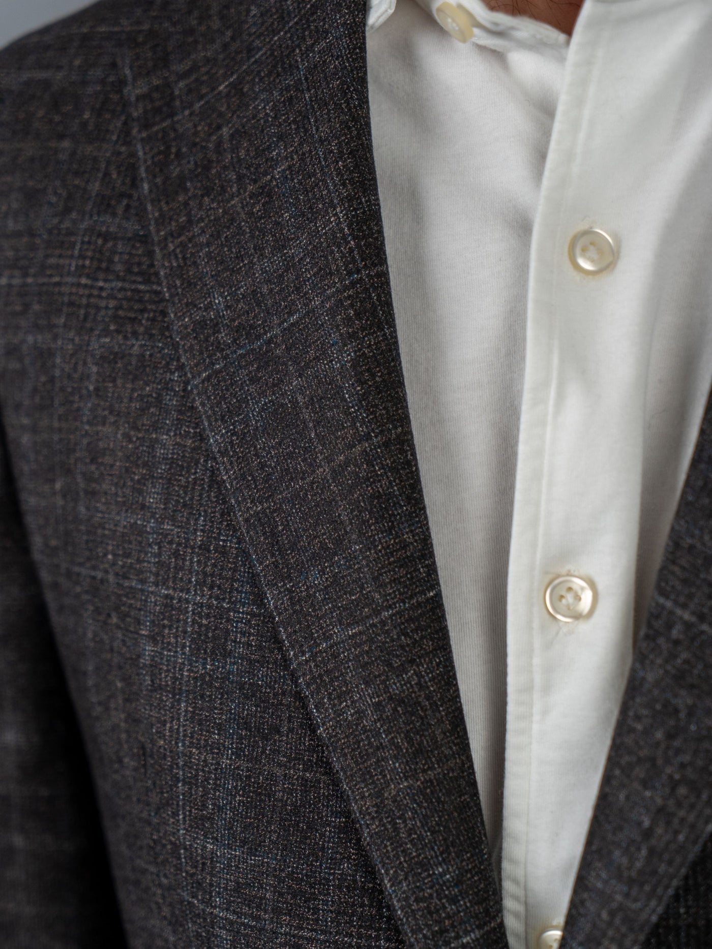 Check Suit Slim Fit - Grå