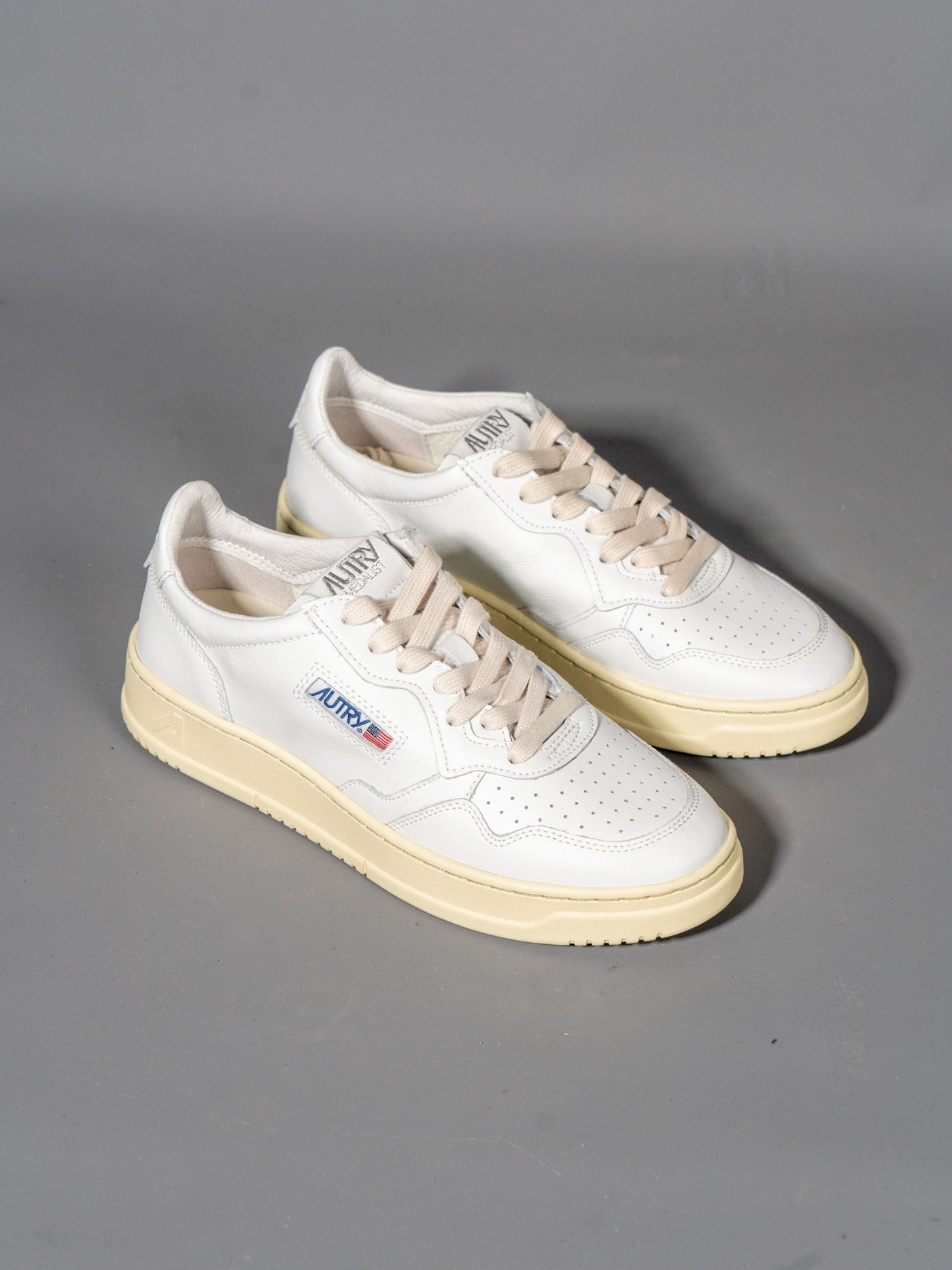 Medalist Low Sneaker Leather - Hvid