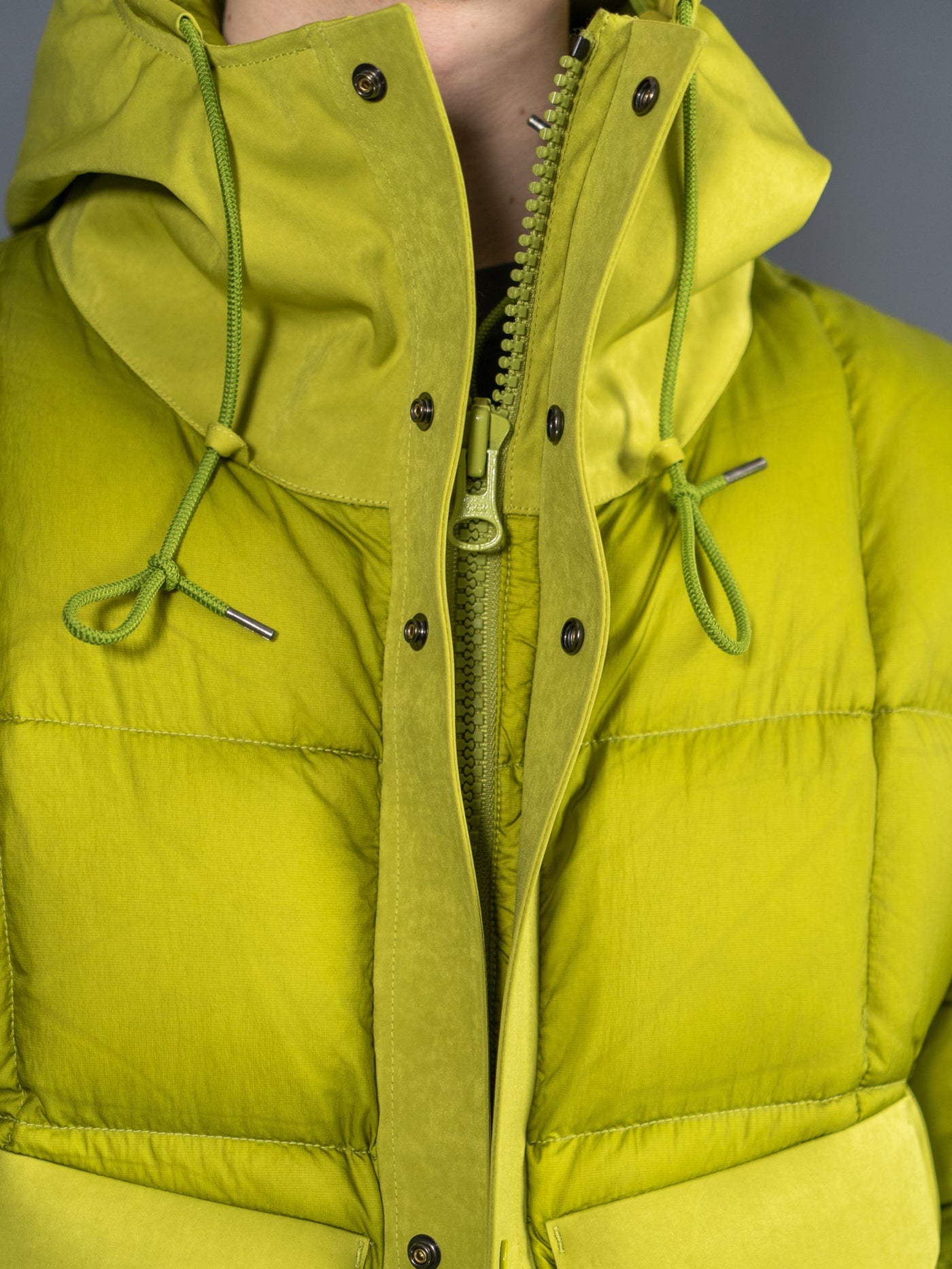 Tempest Combo Down Jacket - Gul