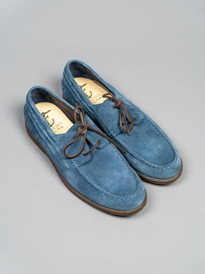 Suede Sailor Moccasin - Blå