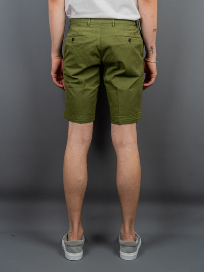 Cotton Stretch Shorts - Grøn