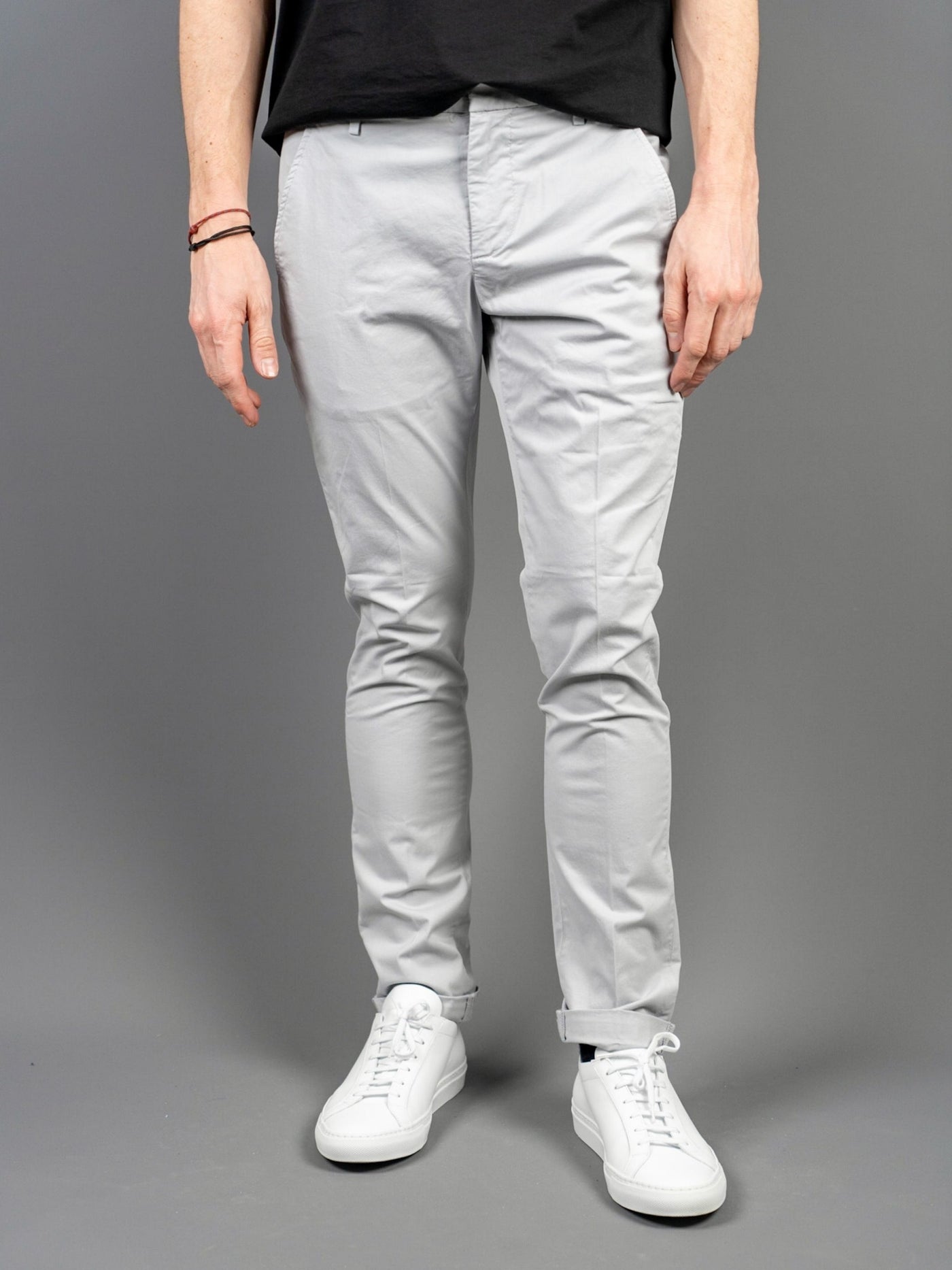 Gaubert Slim Fit Chinos GSE - Lysegrå