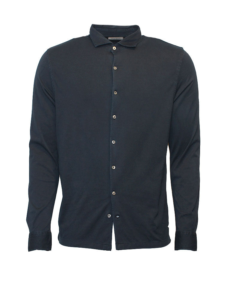 Camicia Jersey Skjorte - Blå