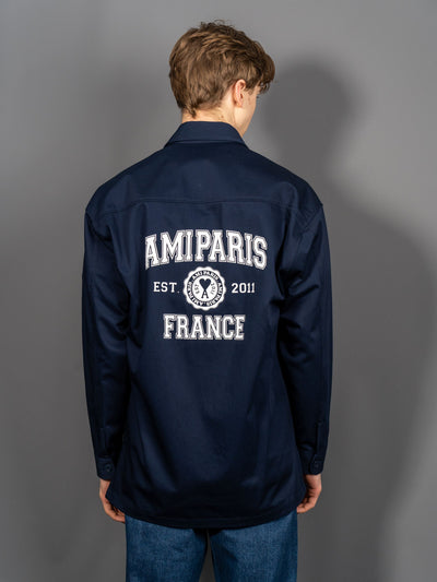 Ami Paris Overshirt - Navy