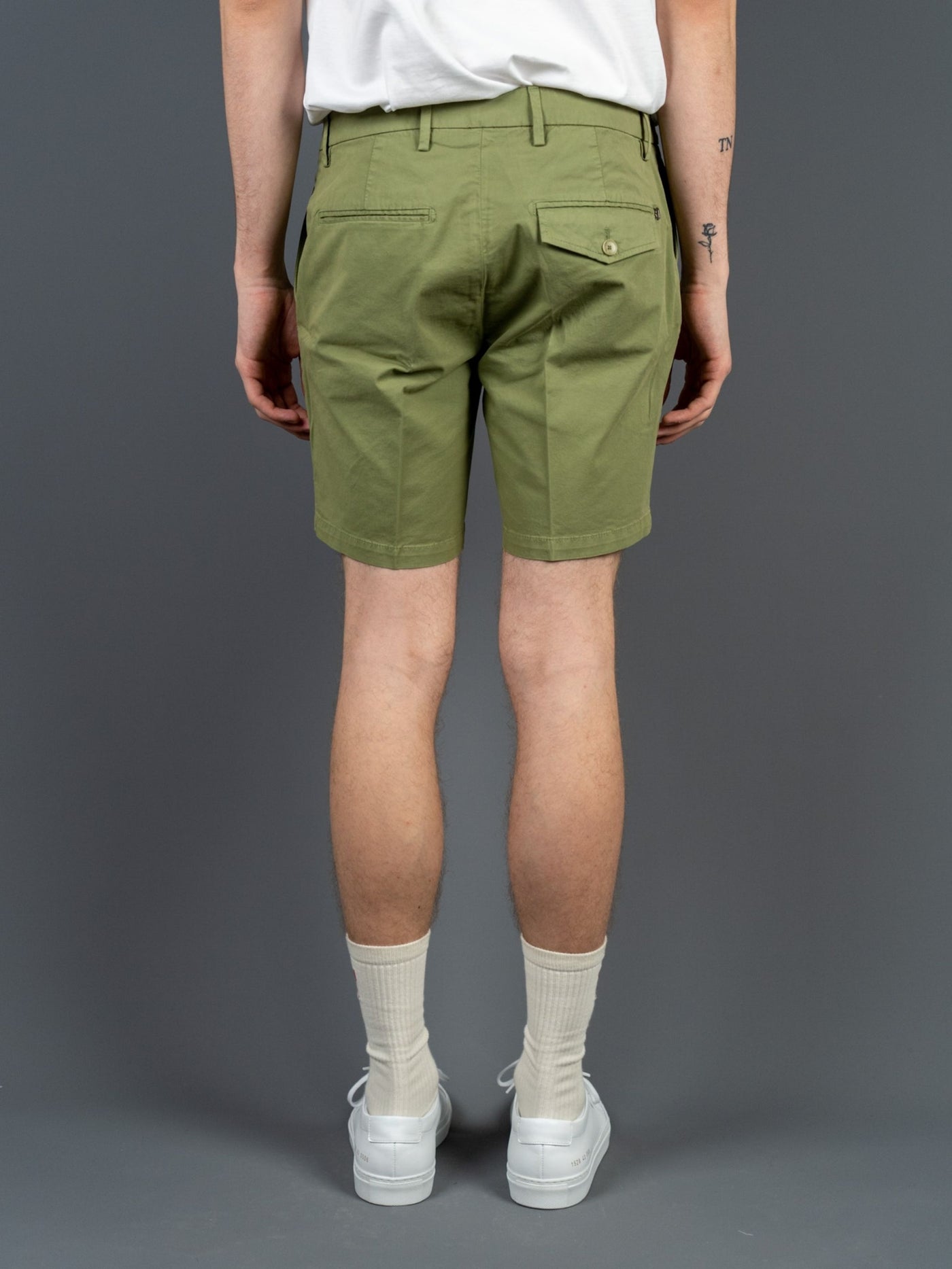 Manheim Cotton Shorts - Grøn