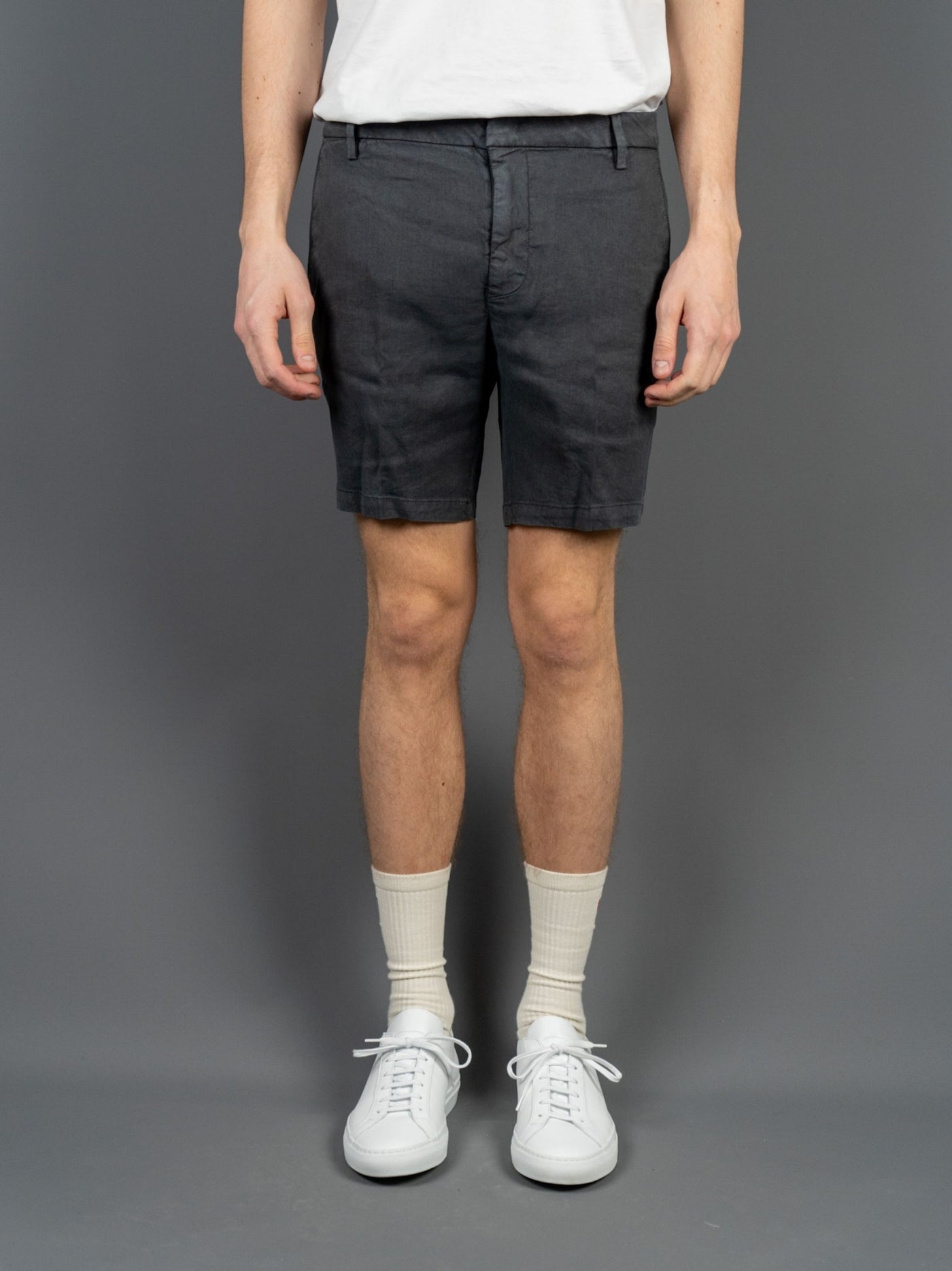 Manheim Linen Shorts - Grå
