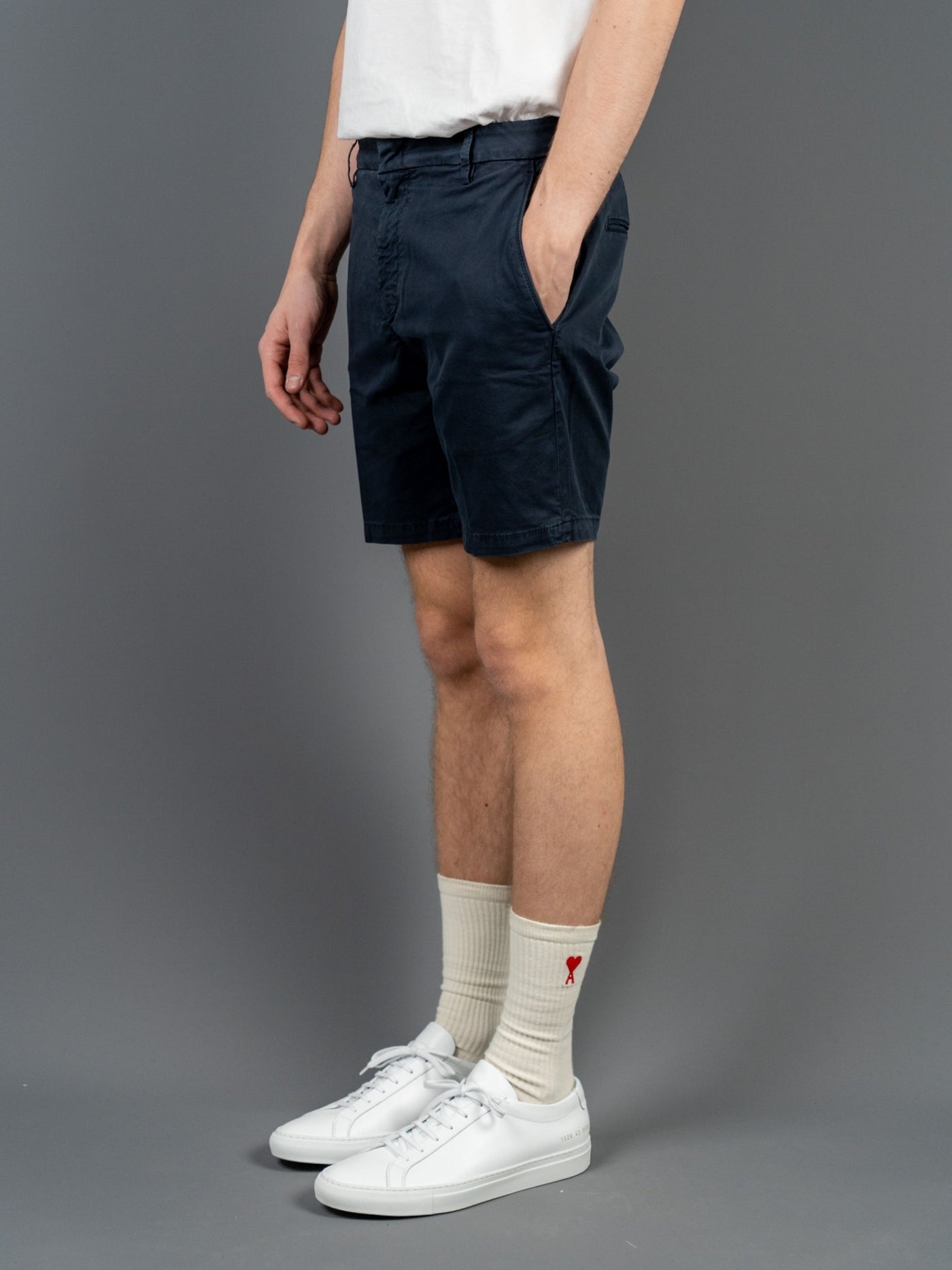 Manheim Cotton Shorts - Blå