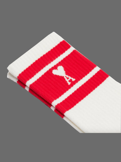 ADC Striped Socks - Rød
