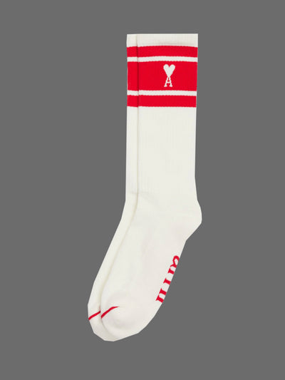 ADC Striped Socks - Rød